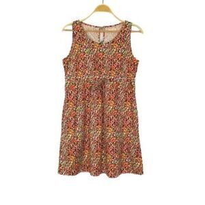 Anthropologie Tulle Boho Printed Mini Dress
